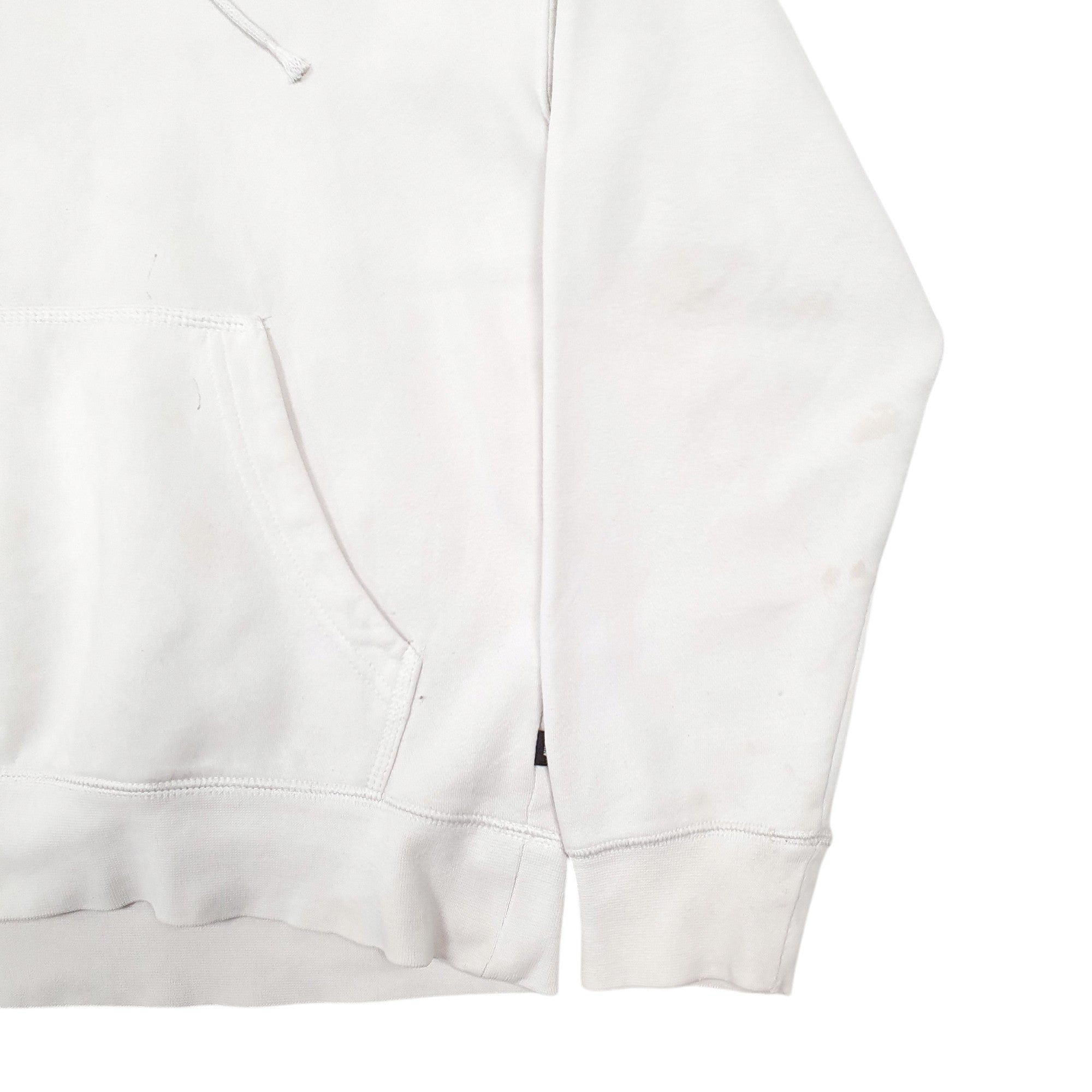 white nike spell out sweatshirt