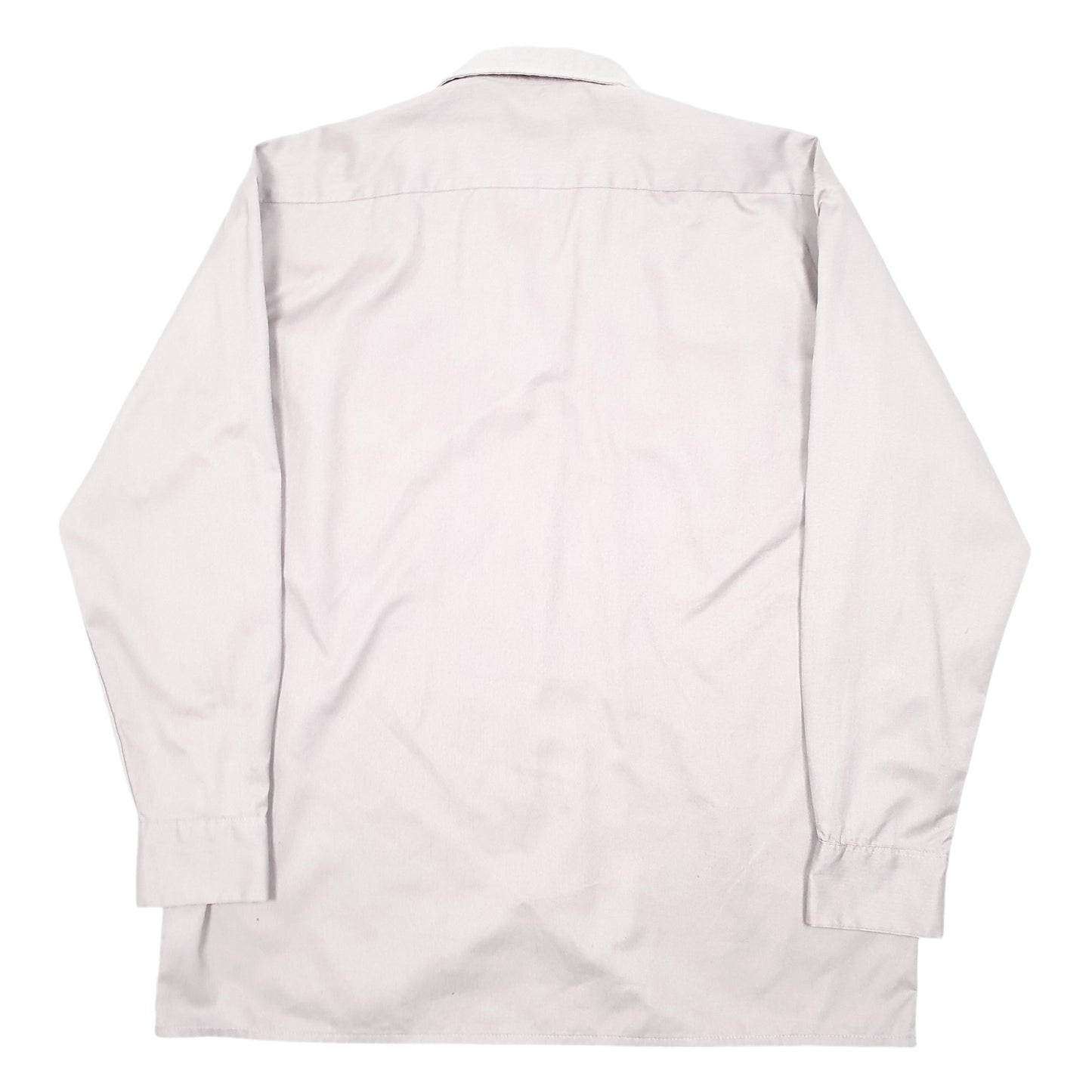 Mens Grey Dickies Workwear Work Long Sleeve Shirt