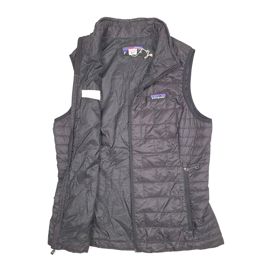 Womens Black Patagonia Nano Puff Gilet Vest  Coat