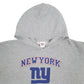Mens Grey NFL New York Giants Hoodie Jumper