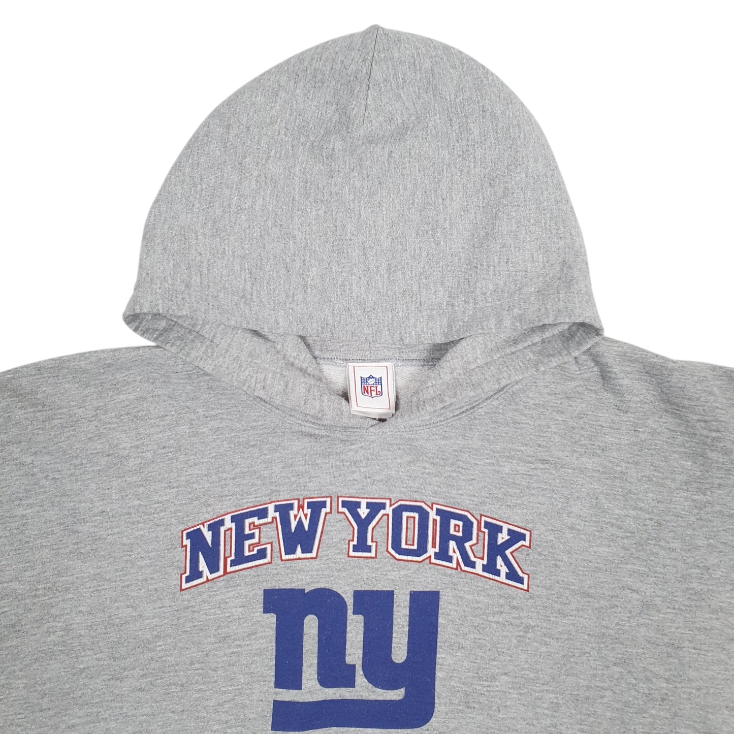 Mens Grey NFL New York Giants Hoodie Jumper