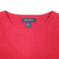 Mens Red Nautica Knit Sweater Crewneck Jumper