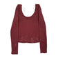Womens Red Ardene Stretch Long Sleeve T Shirt