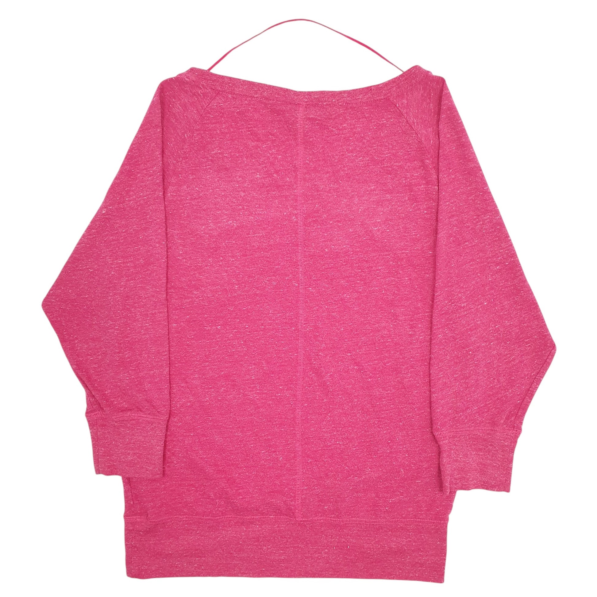 Womens Pink Nike Spellout Crewneck Jumper