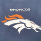 Mens Navy Majestic Denver Broncos American Football Crewneck Jumper