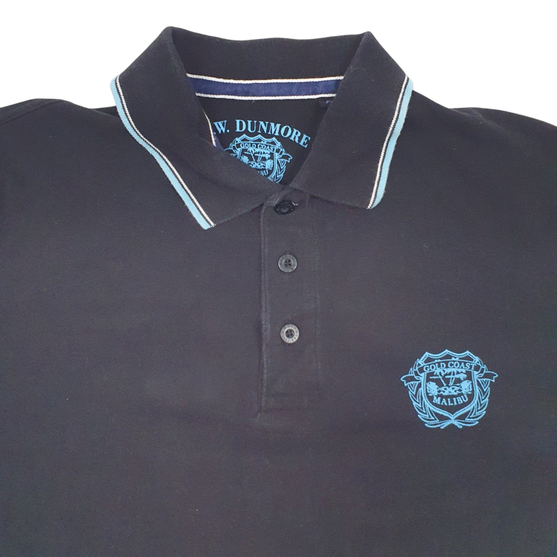 Mens Black Unbranded  Short Sleeve Polo Shirt