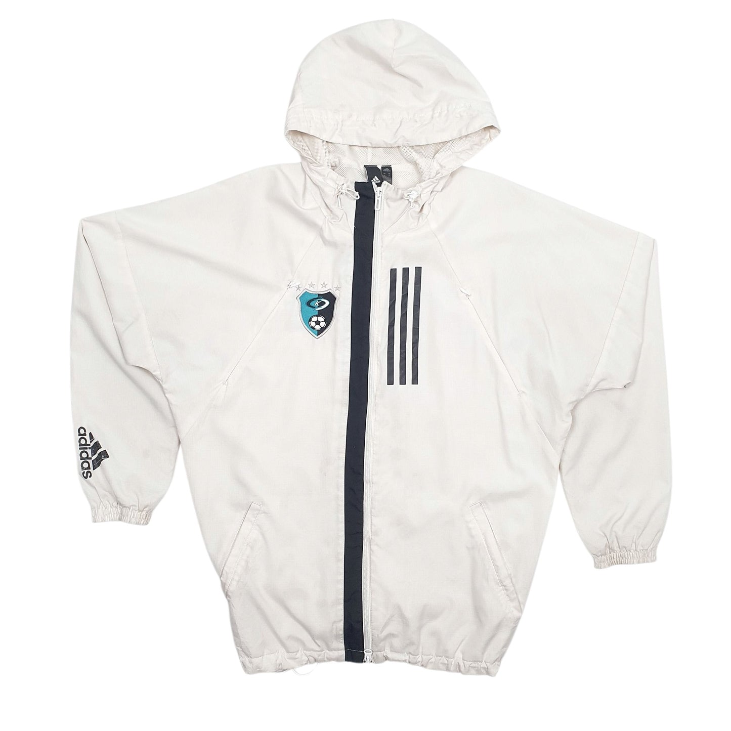 Mens White Adidas   Coat