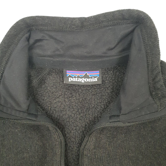 Womens Black Patagonia Better Sweater Full Zip Jumper