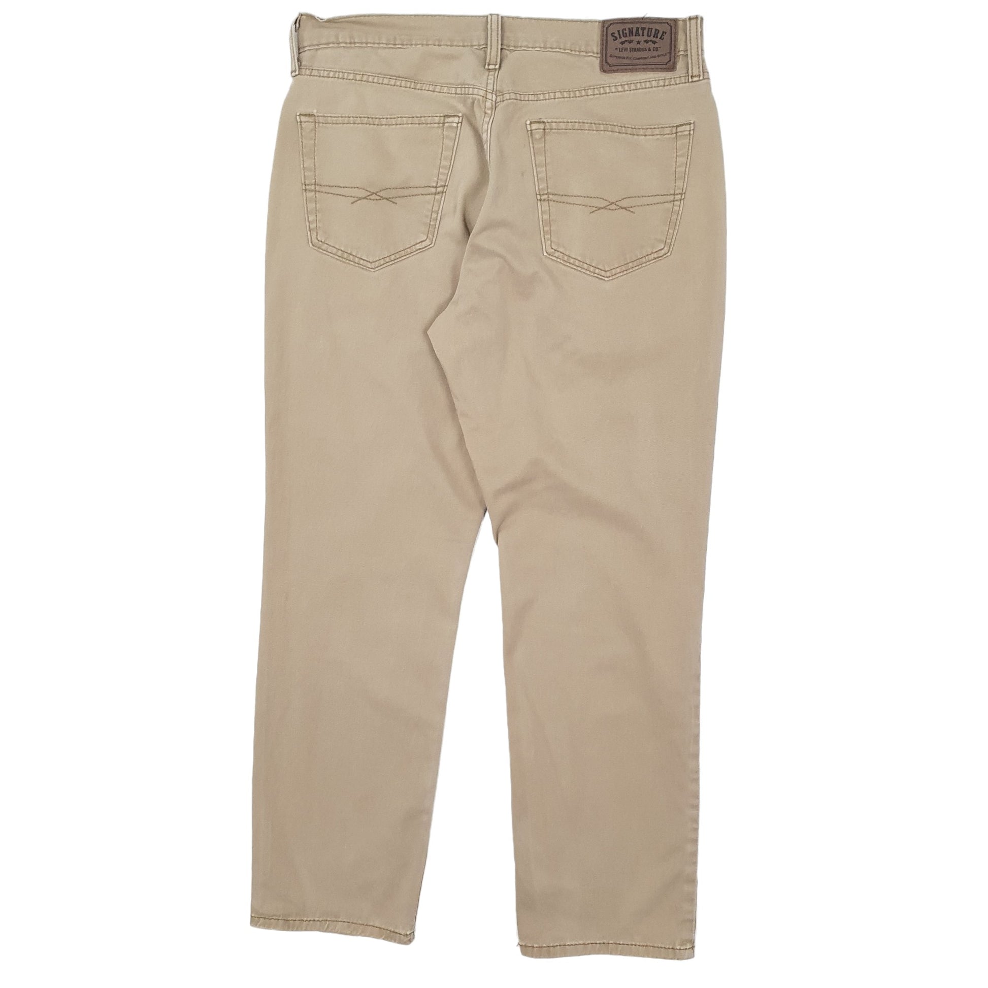 Mens Beige Levis Signature Chino Trousers