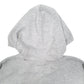 Mens Grey Reebok Spellout Hoodie Jumper