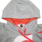 Womens Grey The North Face Spellout Hoodie Jumper