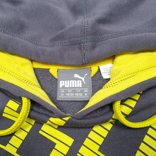 Mens Grey Puma  Hoodie Jumper
