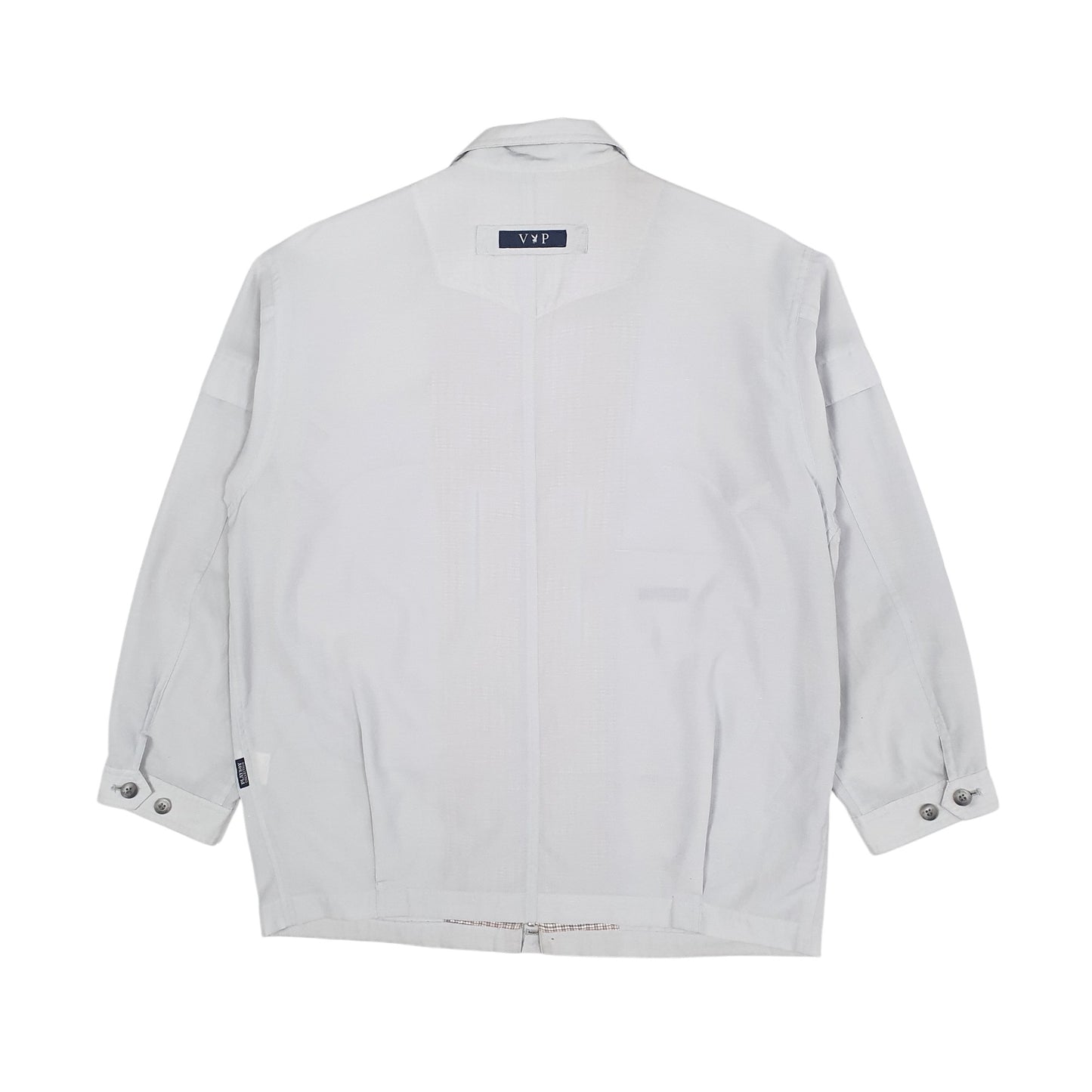 Mens Grey Playboy Collection Lightweight Bomber Windbreaker  Coat