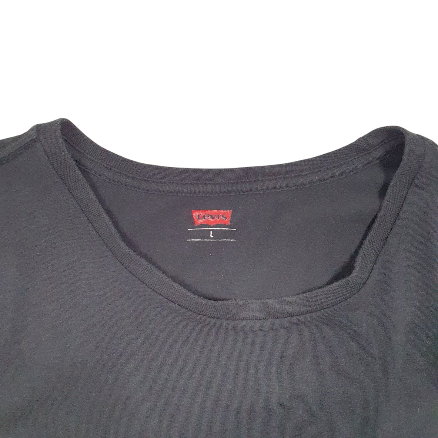 Mens Black Levis Slim Short Sleeve T Shirt