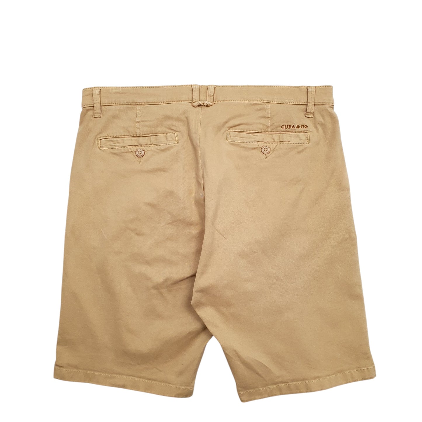 Mens Beige Quba & Co  Chino Shorts