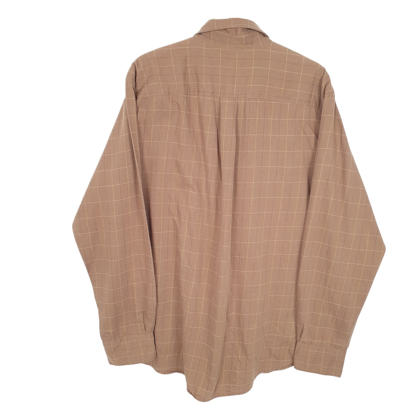 Mens Brown Dockers  Long Sleeve Shirt