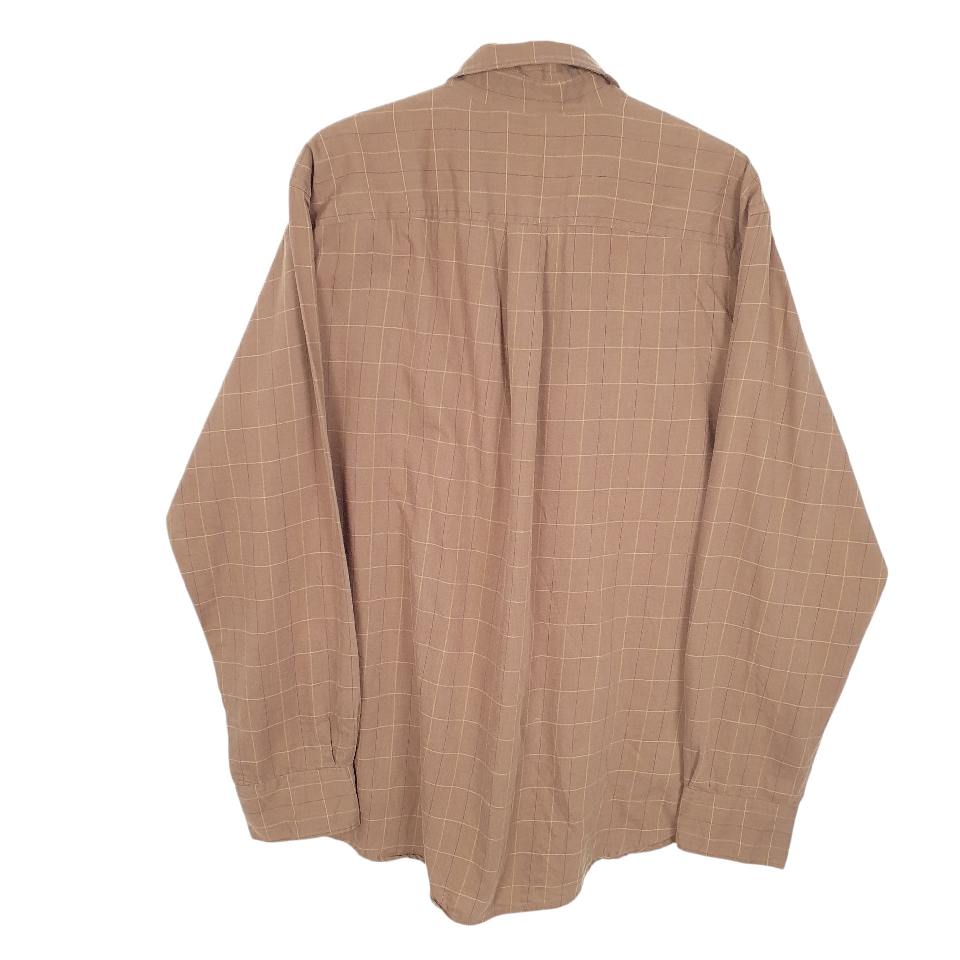 Mens Brown Dockers  Long Sleeve Shirt