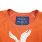 Mens Orange American Eagle  Crewneck Jumper