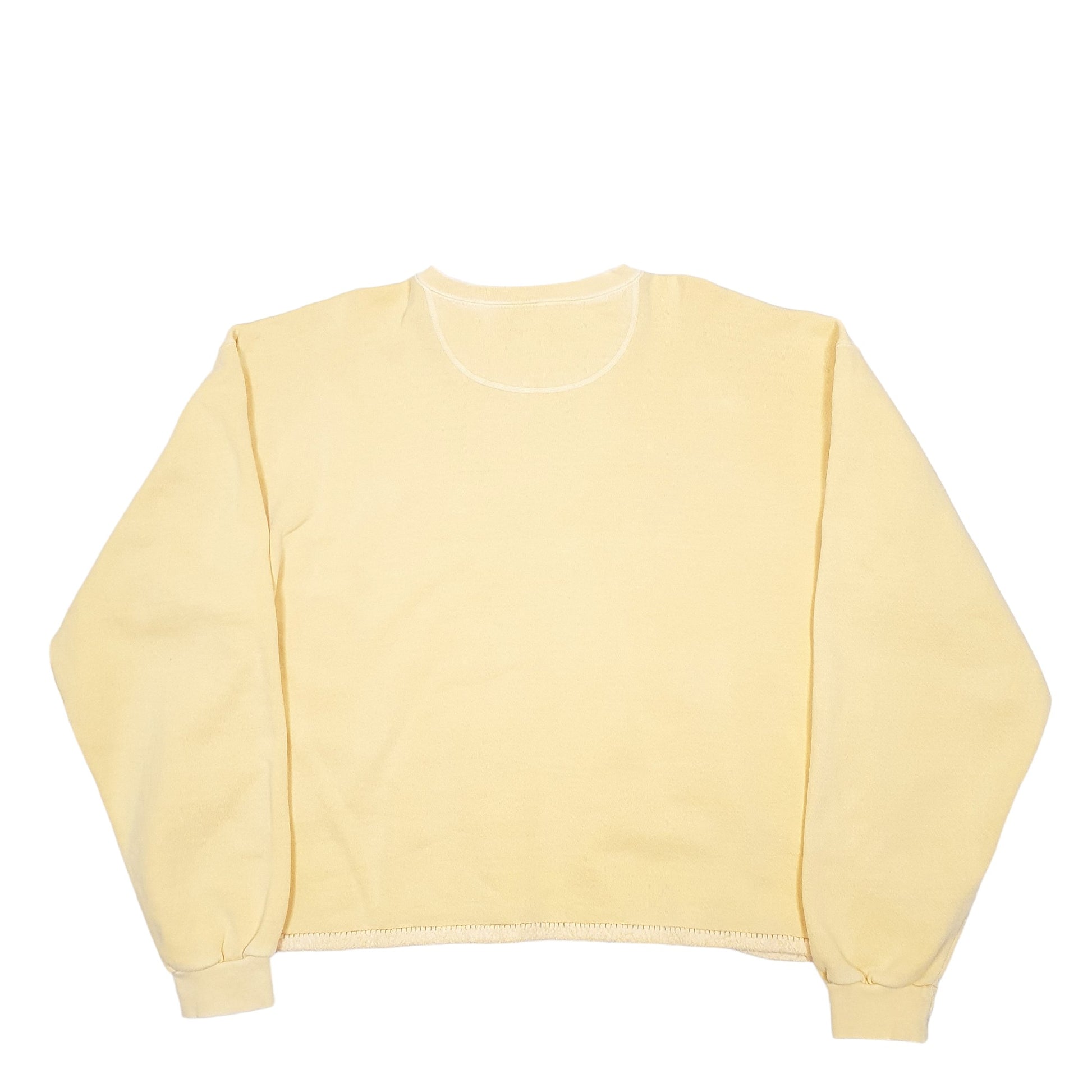 Womens Yellow Authentic Pigment Vintage Ohares Hare Family Bunnies Craft Crewneck Jumper