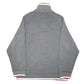 Mens Grey Fila  Quarter Zip Jumper