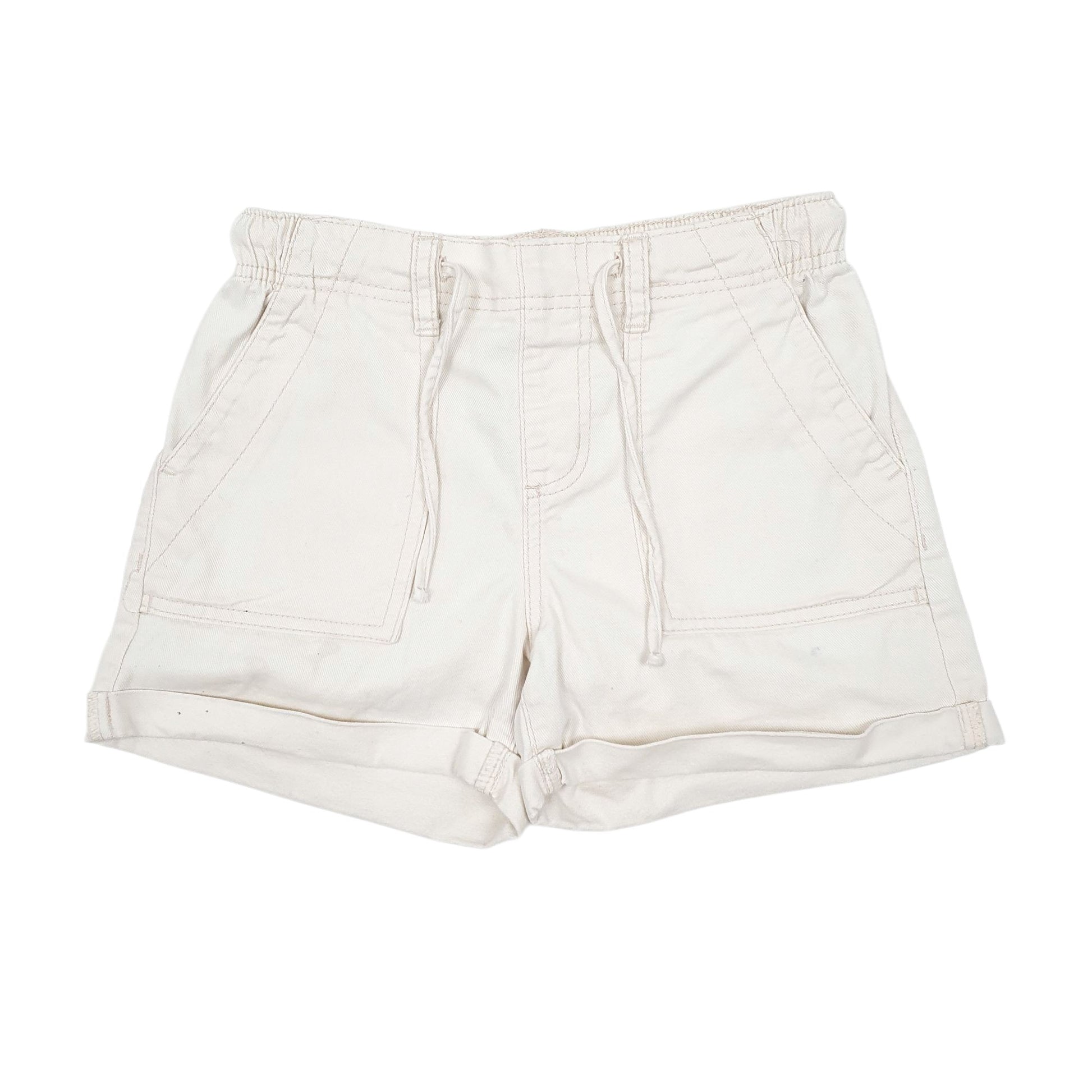 Womens White Destination  Denim Shorts