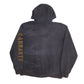 Mens Black Carhartt Hoodie Loose Fit Full Zip Jumper