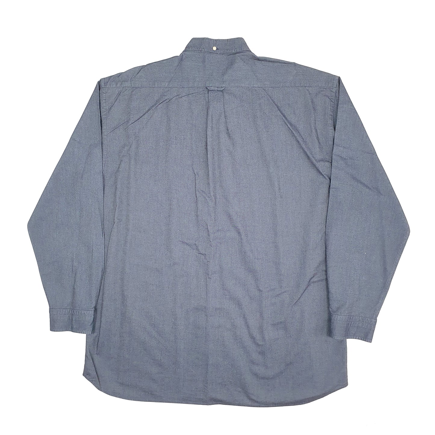 Mens Navy GANT Oxford Long Sleeve Shirt