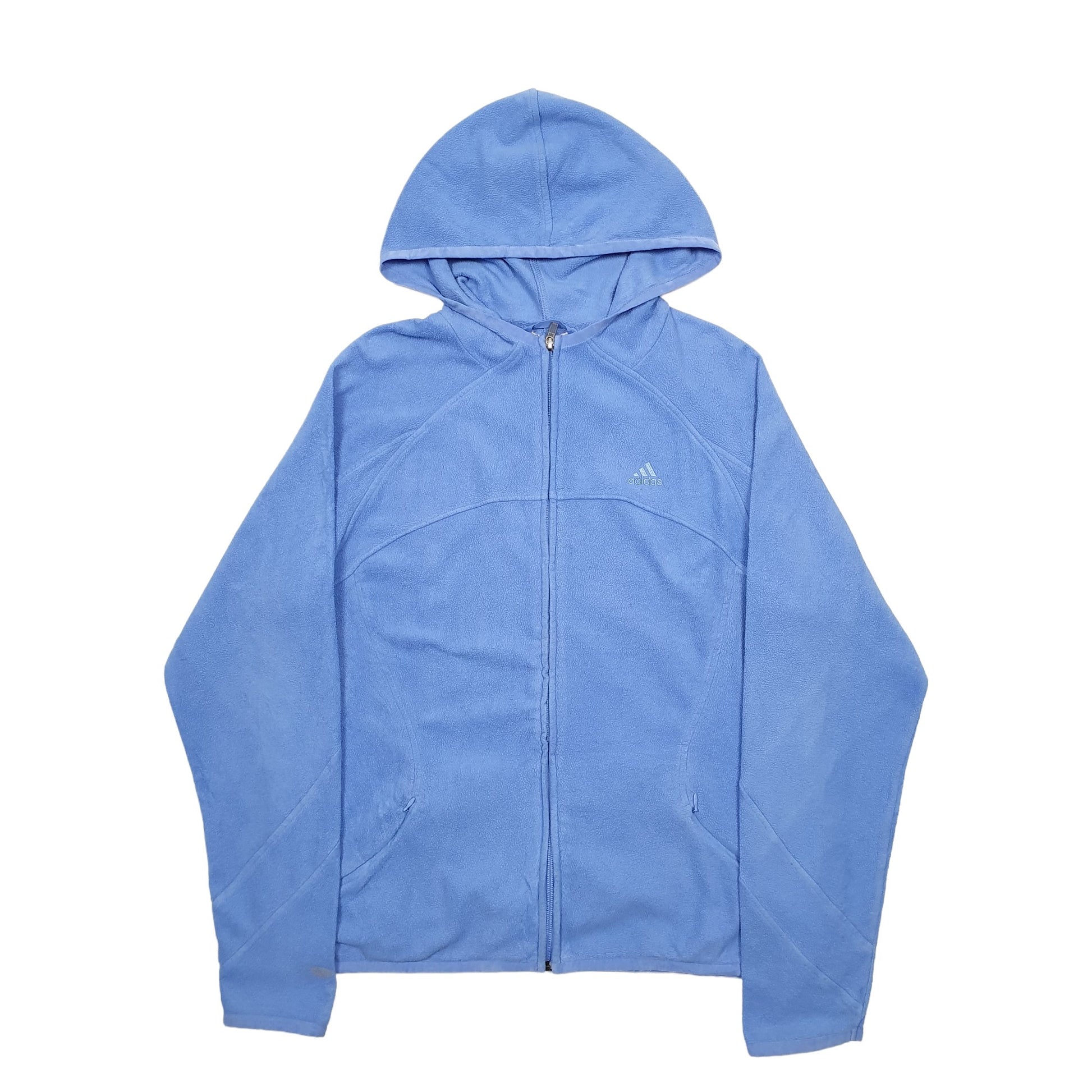 Mens Blue Adidas  Full Zip Jumper