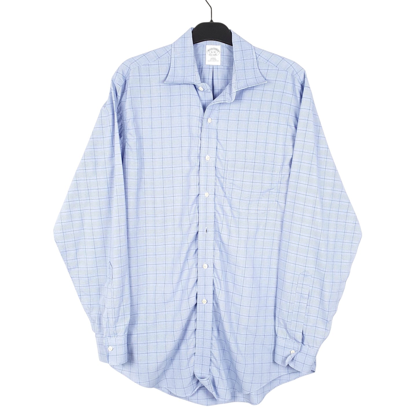 Mens Blue Brooks Brothers  Long Sleeve Shirt