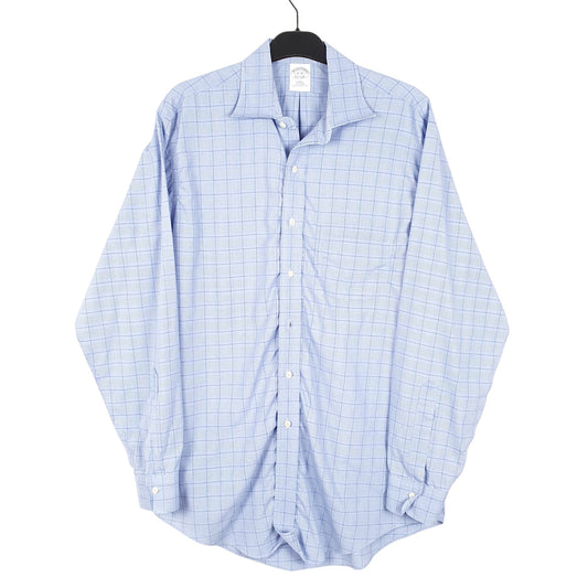 Mens Blue Brooks Brothers  Long Sleeve Shirt