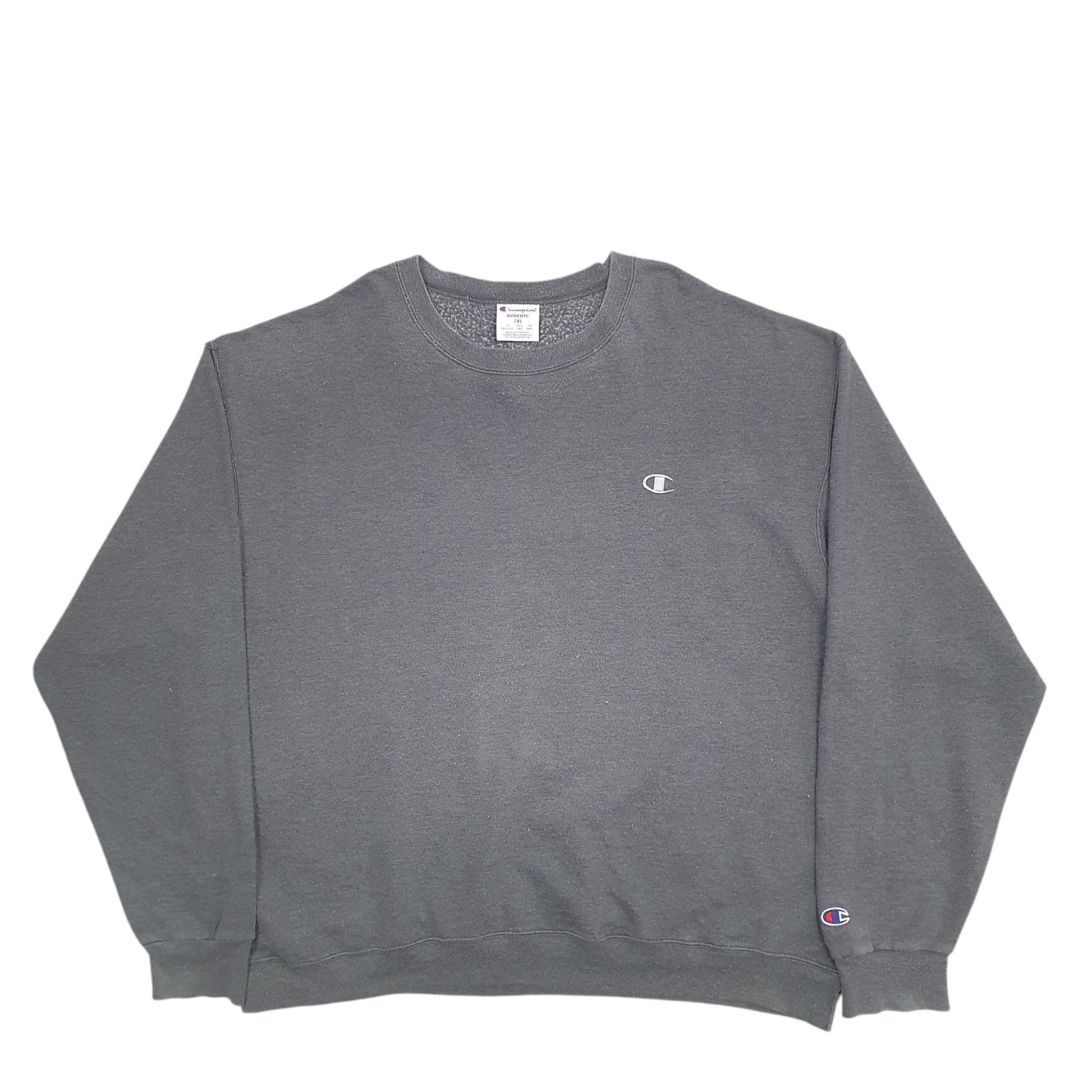 Mens Grey Champion  Crewneck Jumper