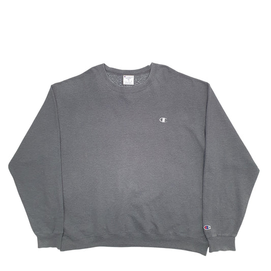 Mens Grey Champion  Crewneck Jumper