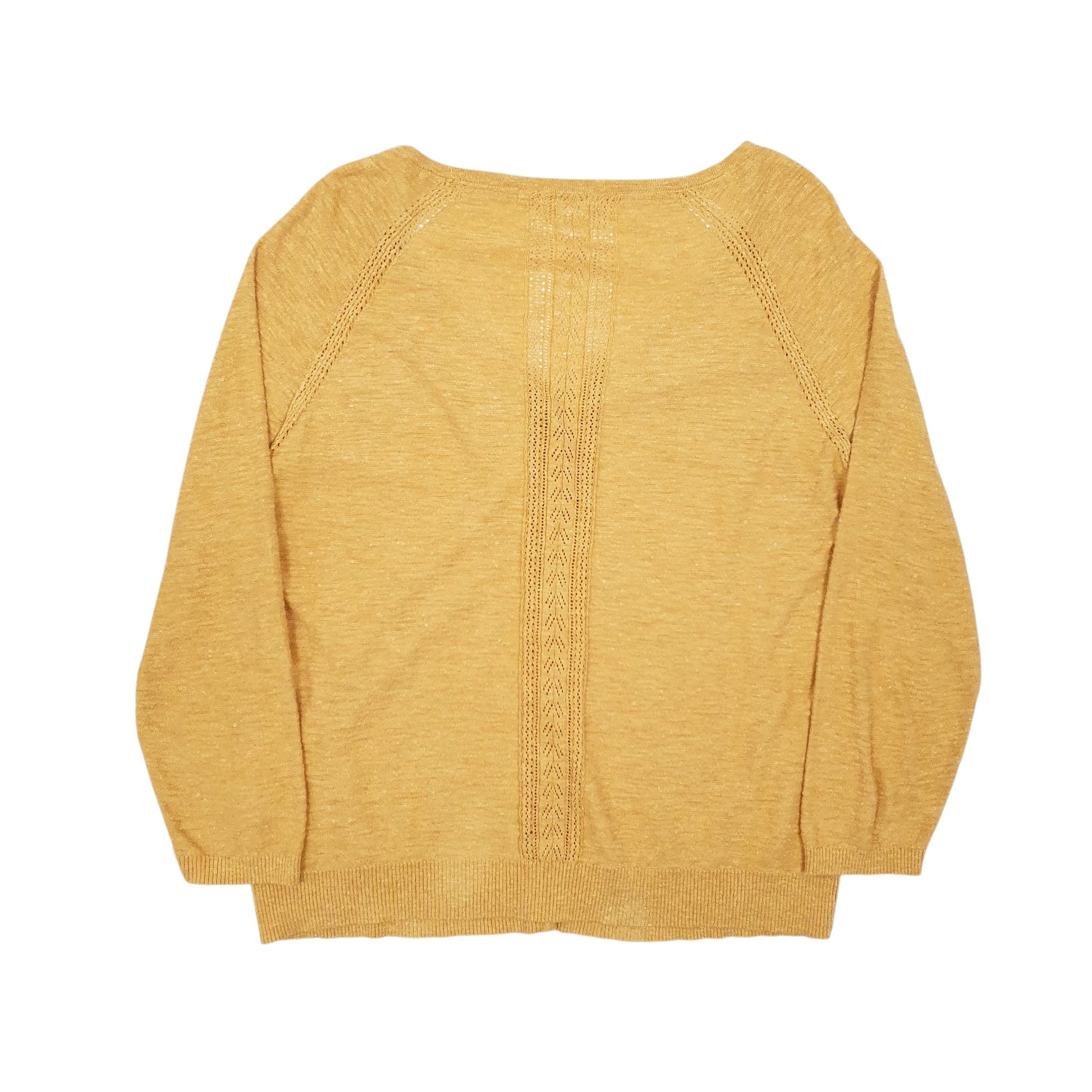 Womens Yellow Fat Face  Cardigan Jumper