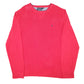 Mens Red Nautica Knit Crewneck Jumper