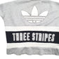 Womens Grey Adidas Spellout Crewneck Jumper