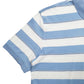 Mens Blue Tommy Hilfiger Stripes Short Sleeve Polo Shirt