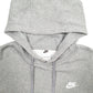 Mens Grey Nike  Hoodie Jumper