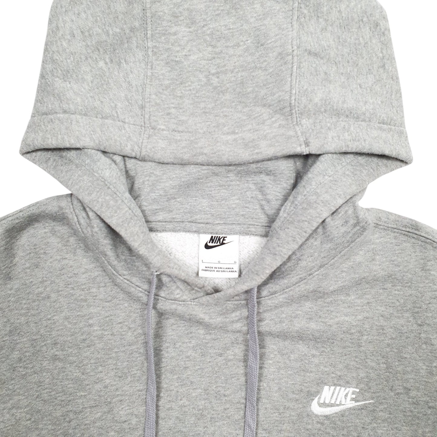 Mens Grey Nike  Hoodie Jumper