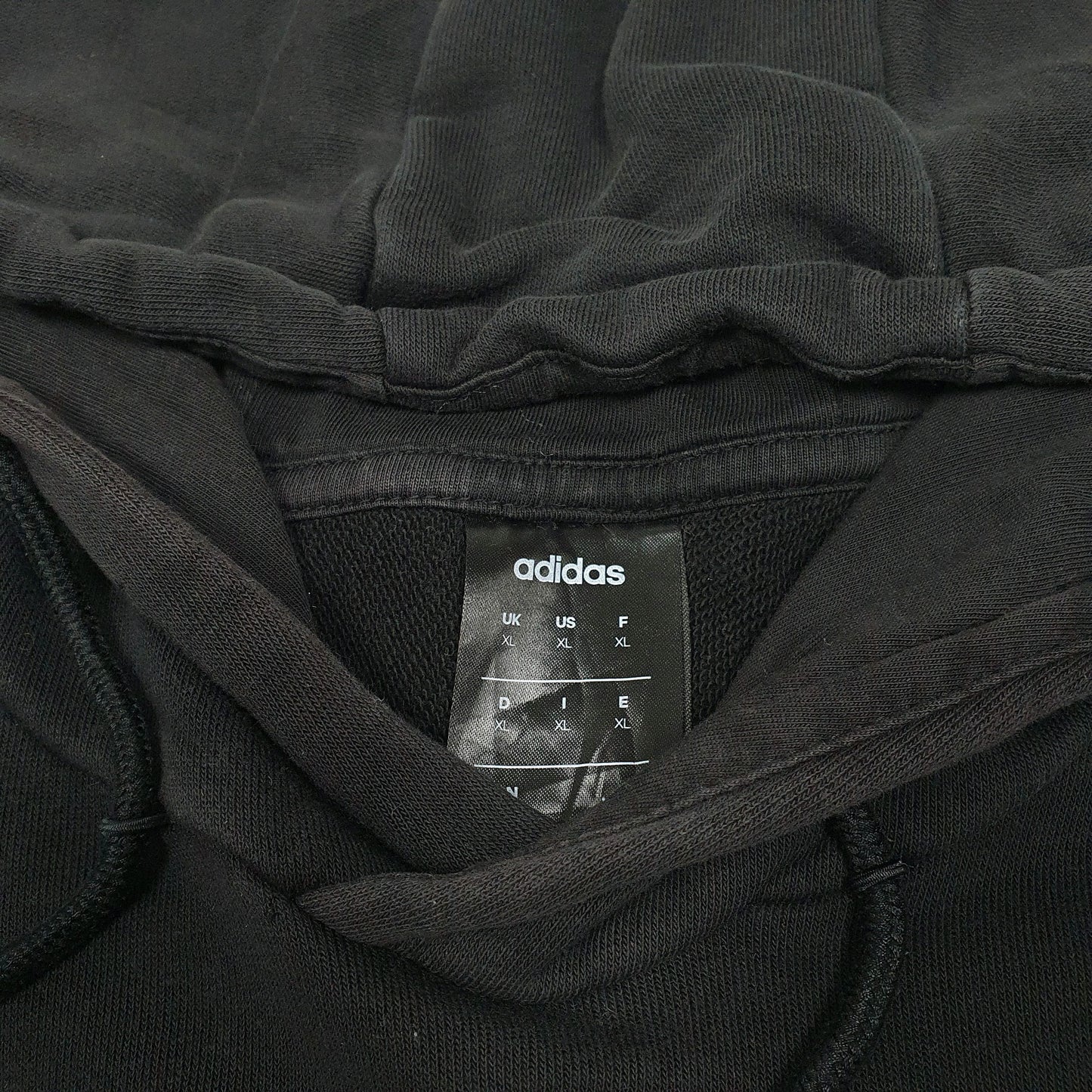 Mens Black Adidas  Hoodie Jumper