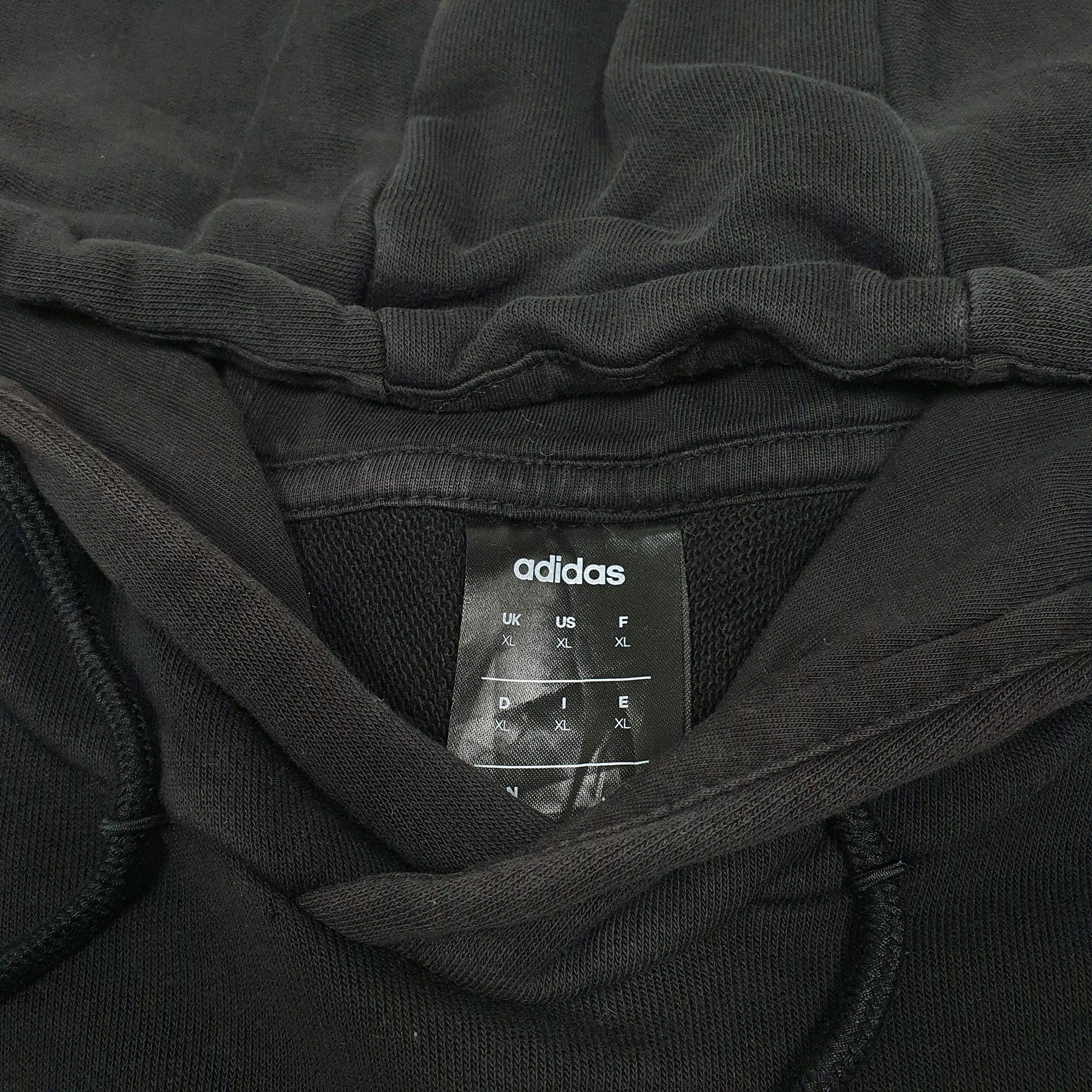 Mens Black Adidas  Hoodie Jumper