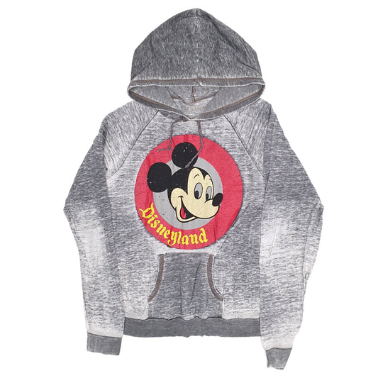 Womens Grey Disneyland Lightweight Walt Disney Mickey Hoodie Jumper