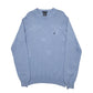 Mens Blue Nautica Knit Crewneck Jumper