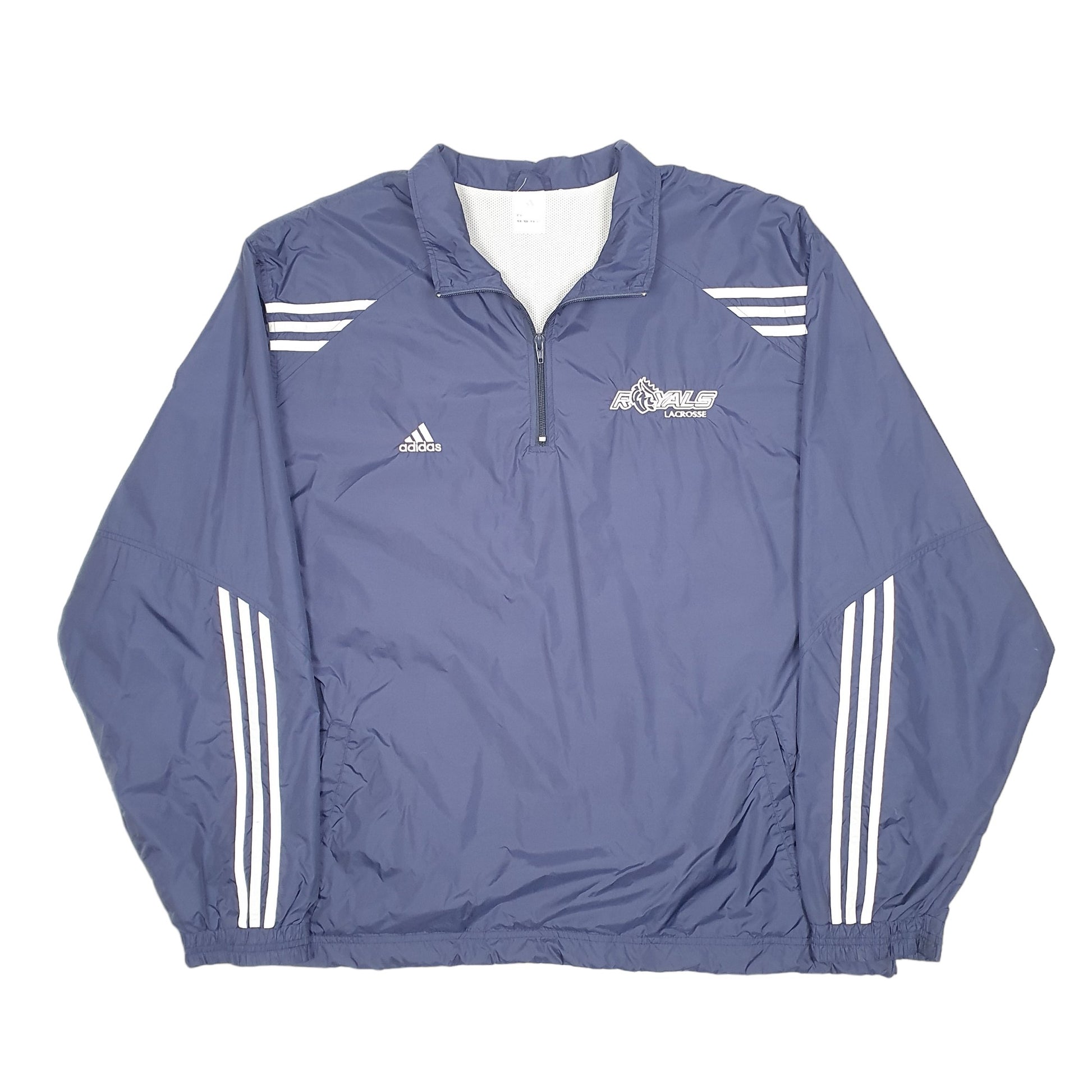 Mens Navy Adidas Smock Royals Lacrosse  Coat