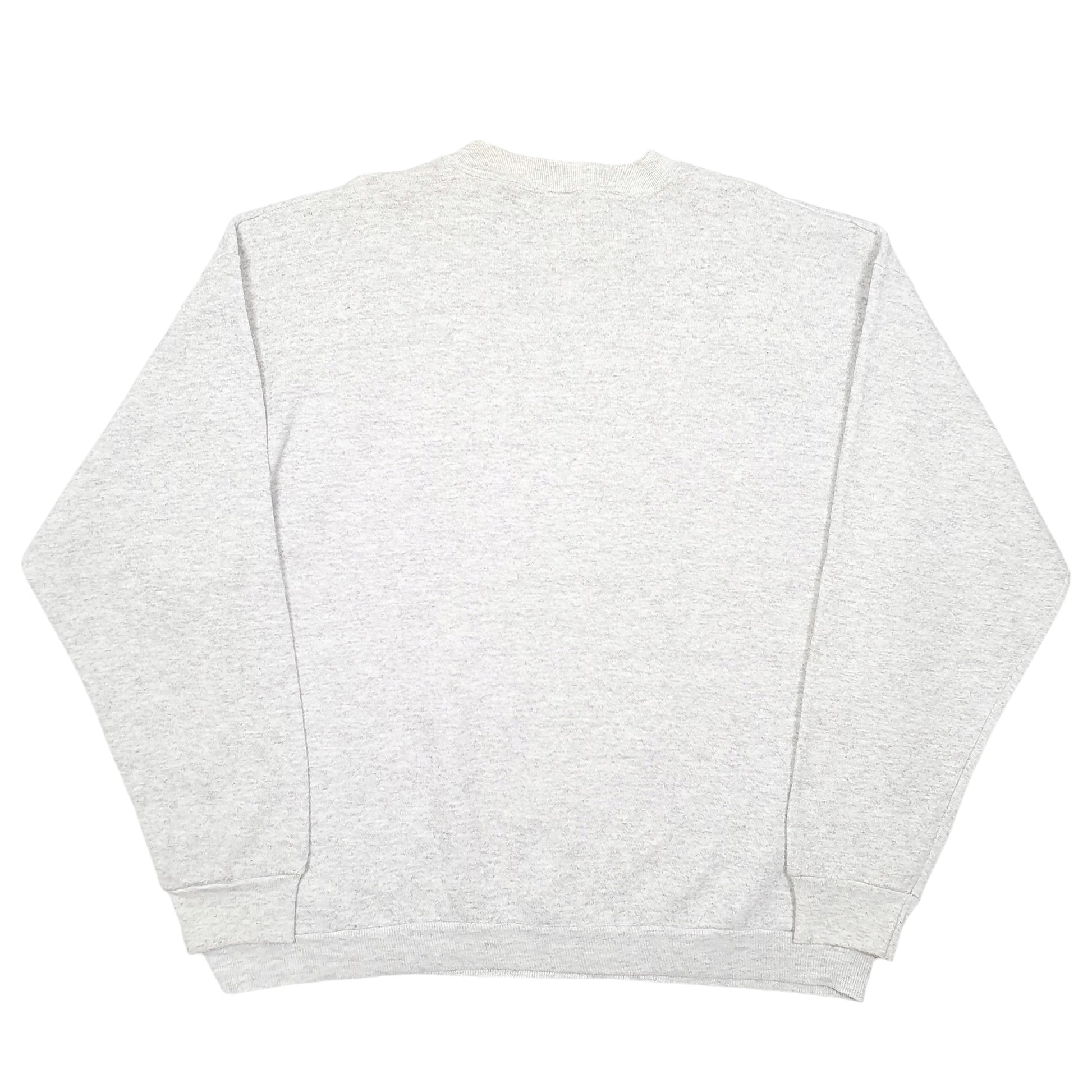 Mens Grey Logo 7 Vintage Pittsburgh Penguins Hockey NHL 90s Made In USA Crewneck Jumper