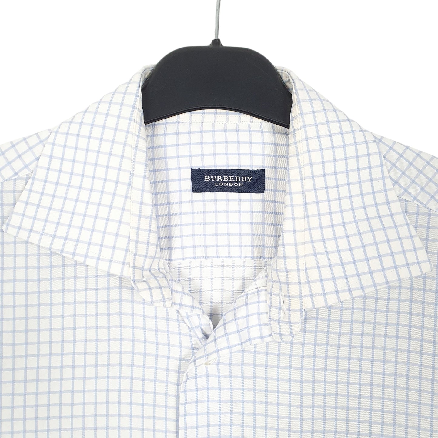 Mens White Burberry London Long Sleeve Shirt