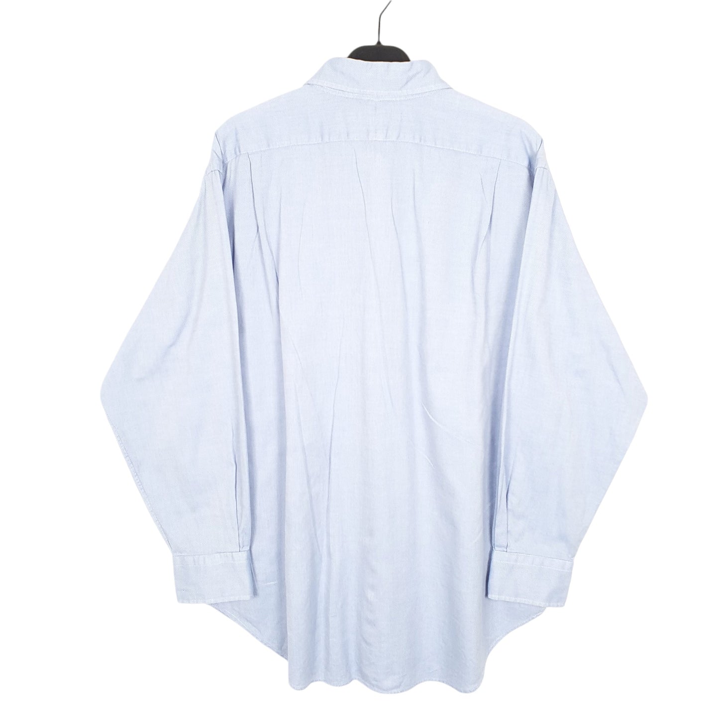 Mens Blue Ralph Lauren Philip Two Ply Long Sleeve Shirt