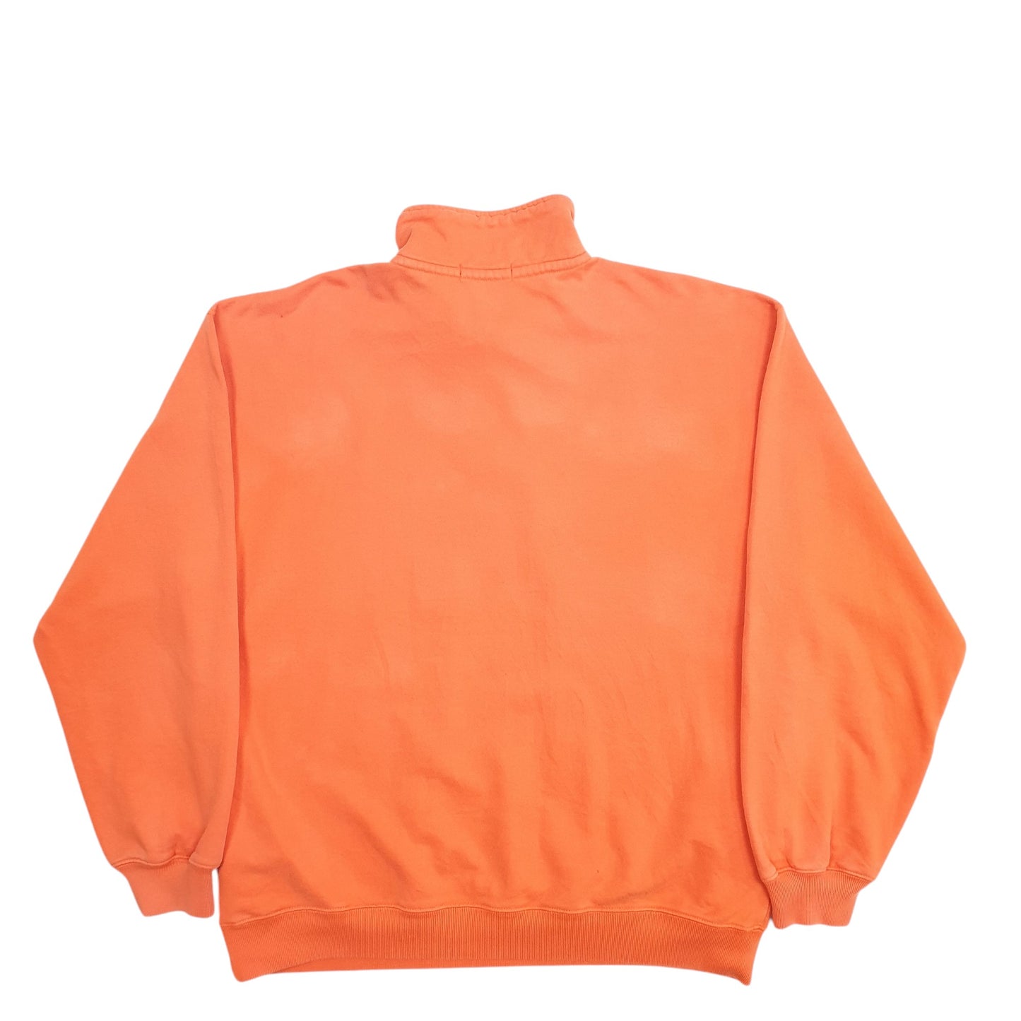 Mens Orange Nautica  Quarter Zip Jumper