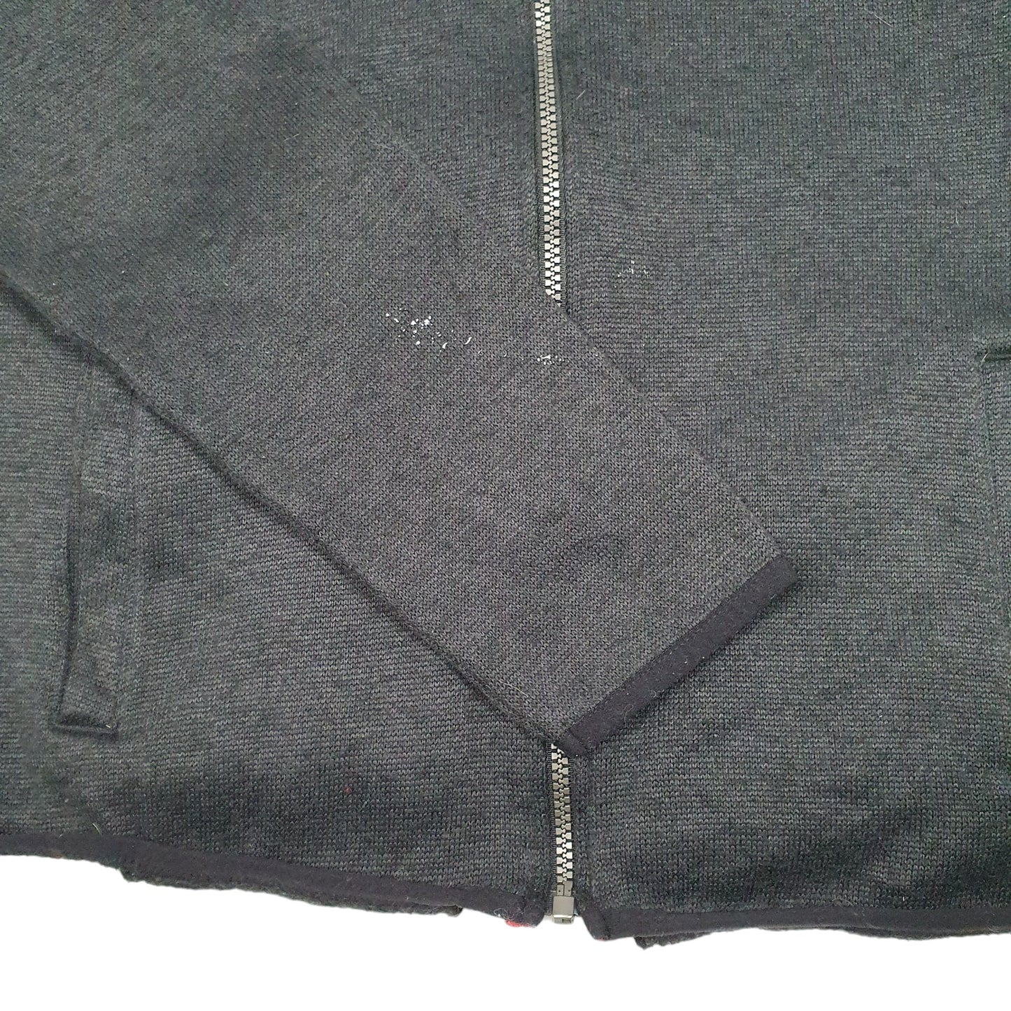 Womens Grey Nautica Sweater Full Zip Jumper