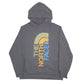 Mens Grey The North Face Spellout Hoodie Jumper