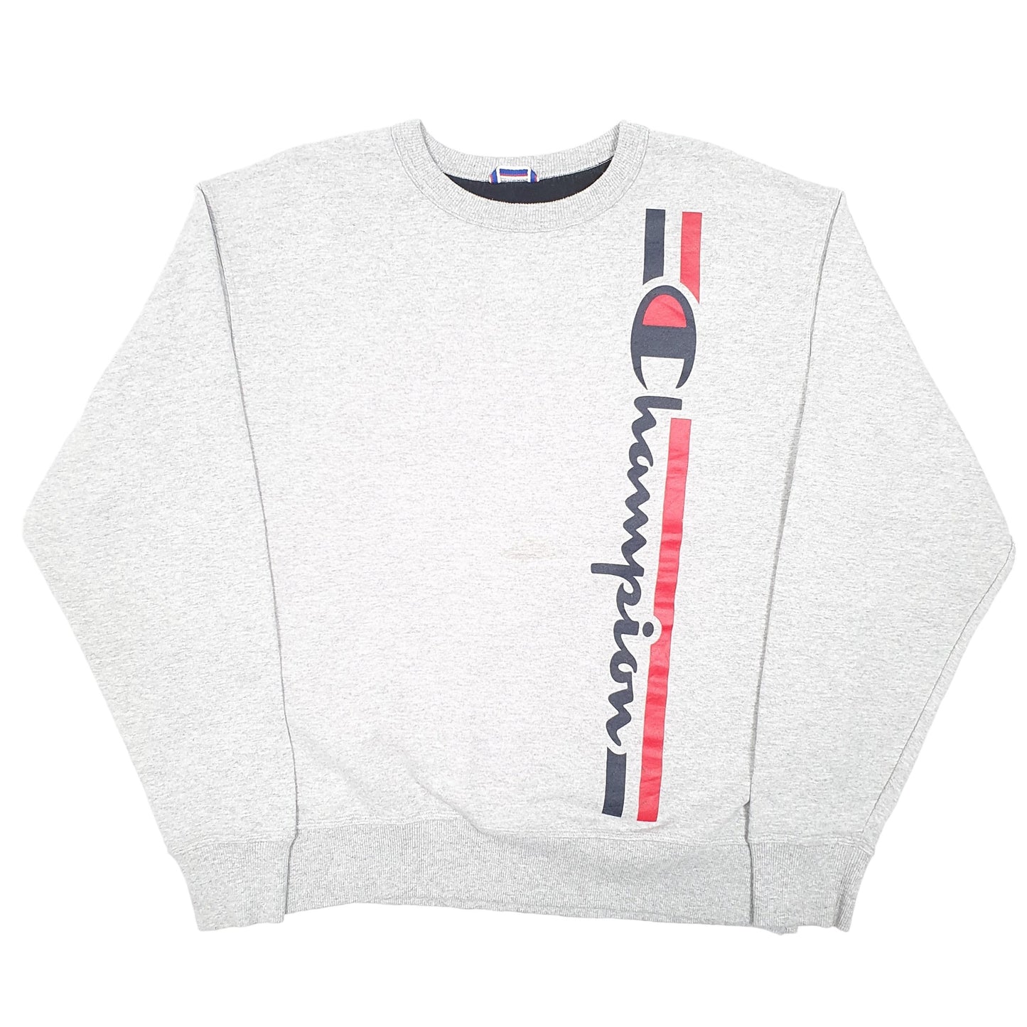 Mens Grey Champion  Crewneck Jumper